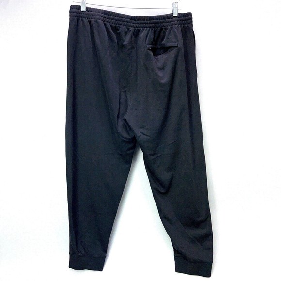 Fila Mens Size 3XL Black Drawstring Jogger Sweatpants Cotton Blend Track Pants - Picture 2 of 8